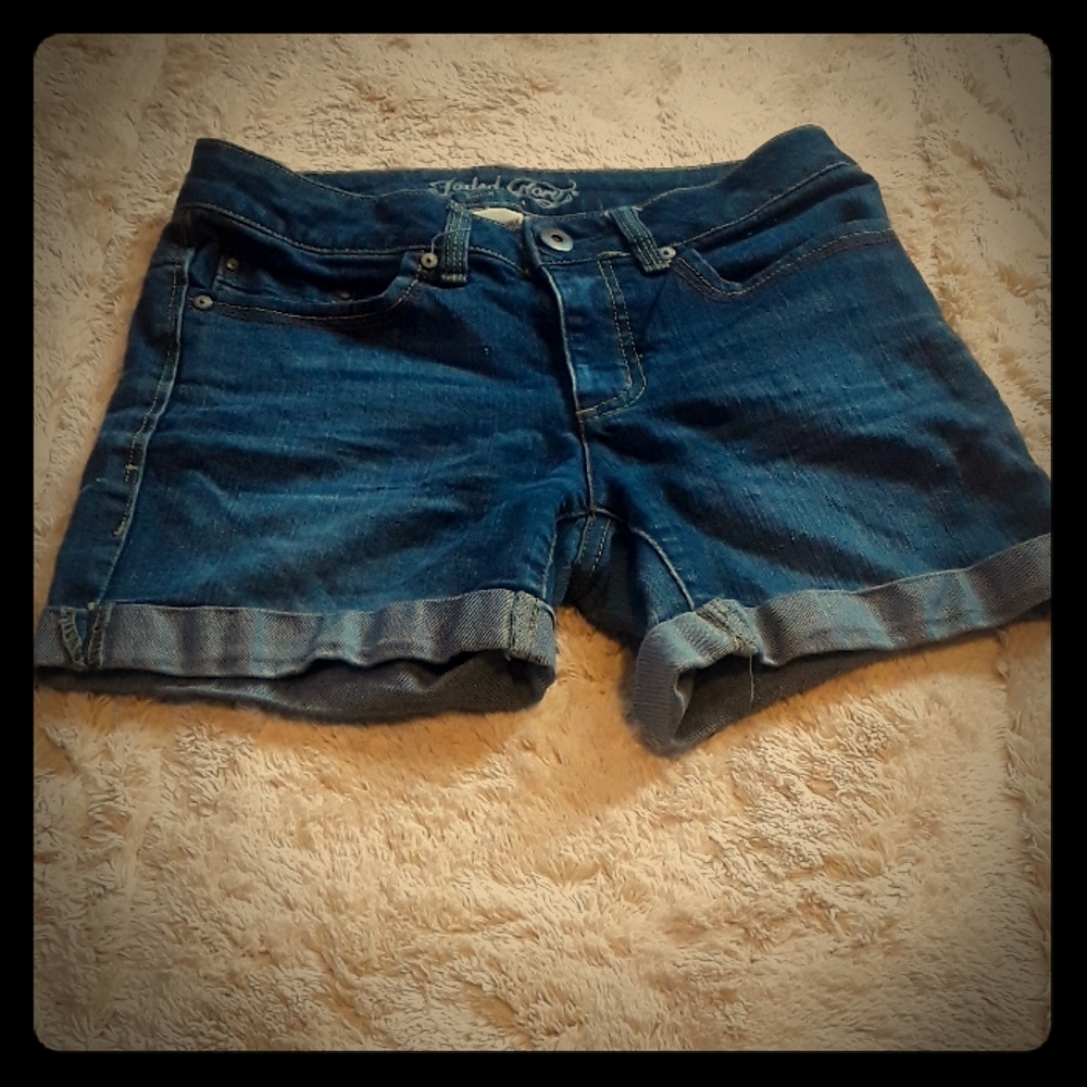 Navy blue Jean shorts